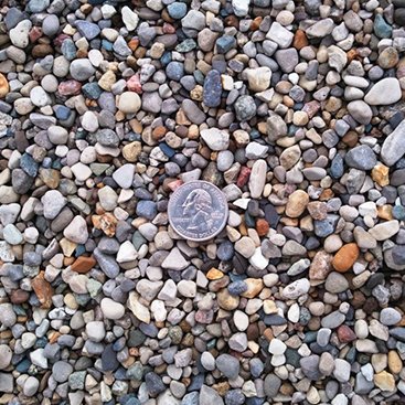 3/8 inch Delaware River Stone